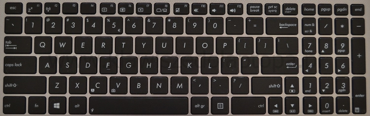 Touche De Rechange Pour Clavier ASUS X751L, X751LA, X751LB, X751M, X555 - Référence AS108 13NB0622AP0412 - Occasion