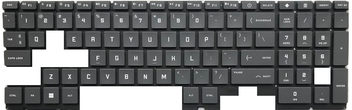 HP688 Replacement key for keyboard HP Victus 16-E 16-D 16-D0013DX