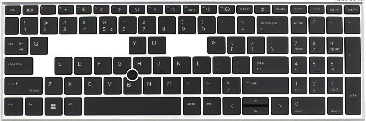 HP707 Replacement key for keyboard HP ZBook Firefly 15 G8 755 850