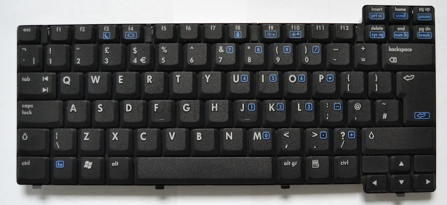 Touche De Clavier De Rechange Pour HP Pavilion ZE5200, ZE5100, Business Notebook Nx9020 - Occasion