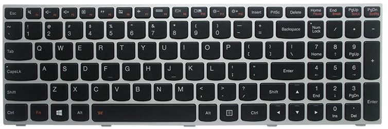 Touches Clavier LENOVO IDEAPAD Z50-70, Z50-75, B50-30, B50-50, B50-45, B50-70 - Reconditionnées