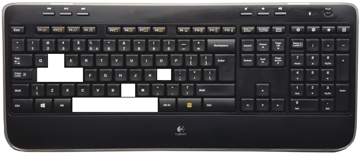 Logitech K520 Replacement Keys Keyboard Key Replacement