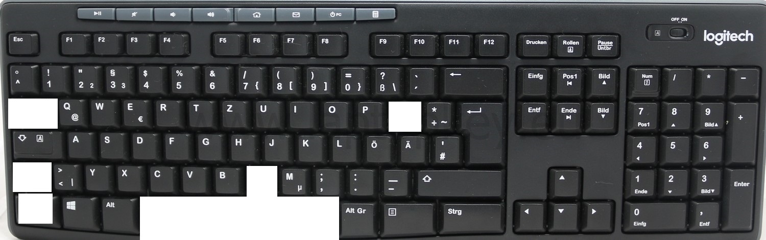 Logitech Y-R0042 Replacement Keys - Laptop Keyboard Key