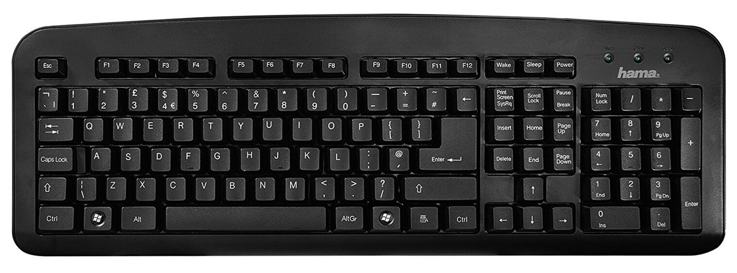 Hama Basic Keyboard K212 Replacement Keys Keycaps Laptop Keyboard Key Replacement