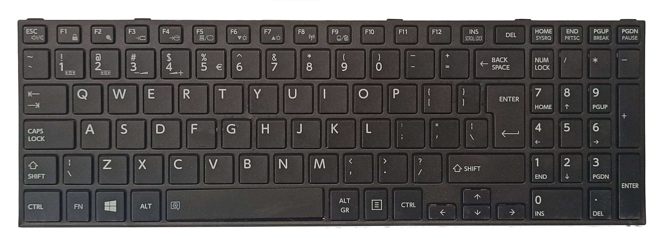 Sunmall Keyboard Replacement for Toshiba Satellite C50 C50-a C55 for sale online
