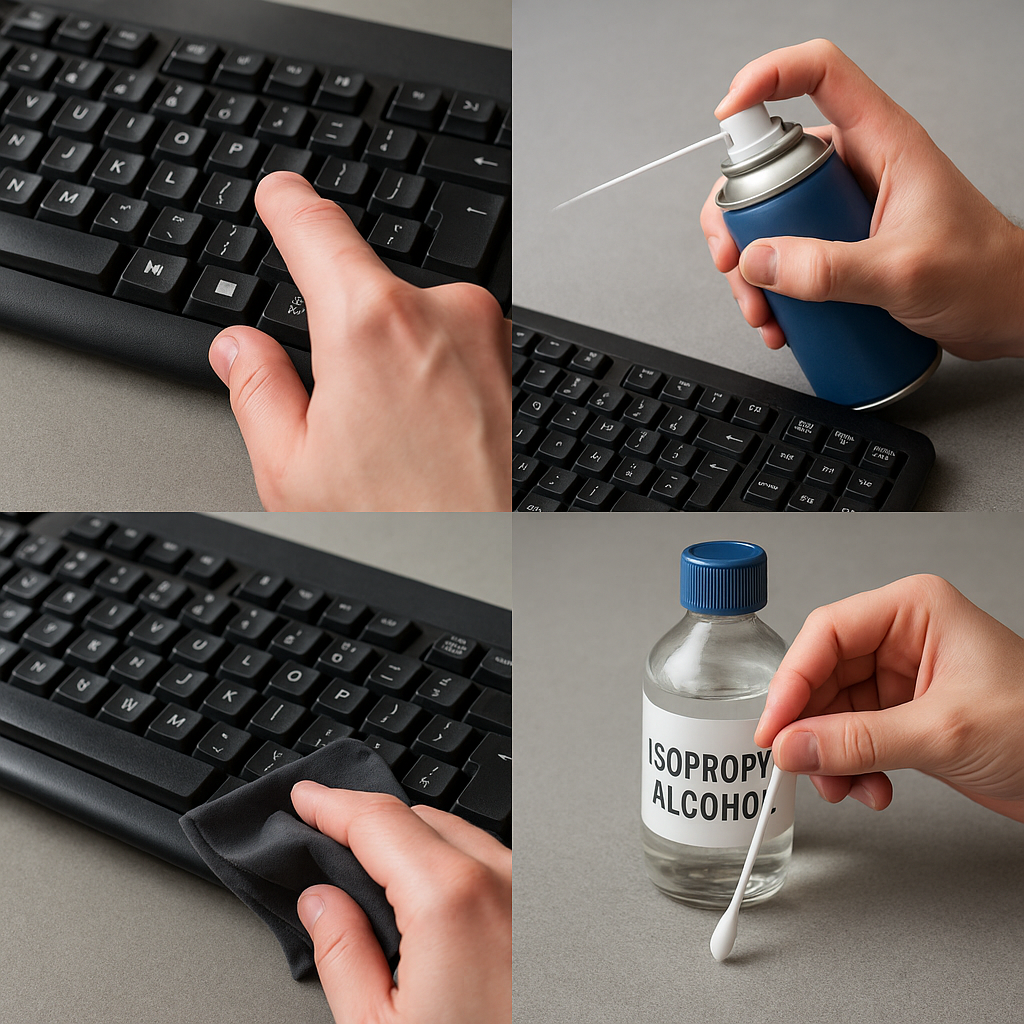 Discover how to clean keyboard keys safely and efficiently